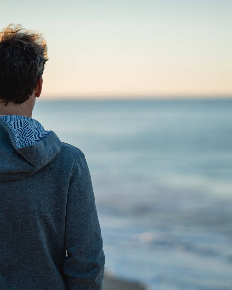 Virginia Beach Ketamine and Wellness | Man looking out over ocean